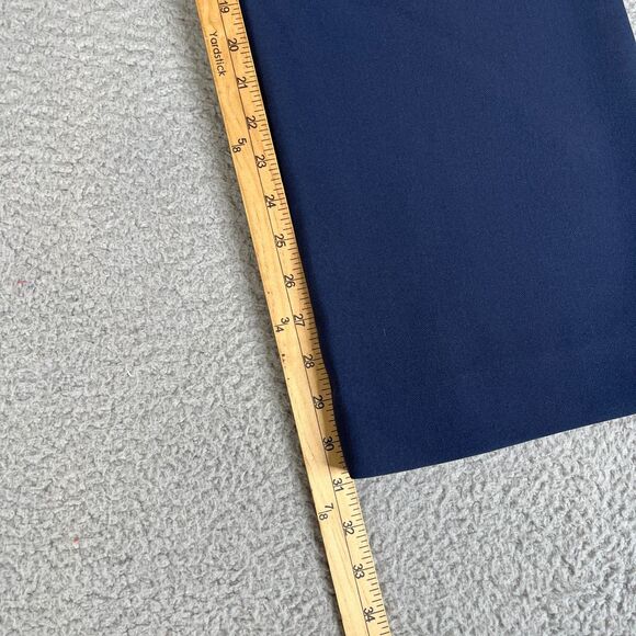 Abercrombie Fitch Dress Pants Women 29, 8L Blue Stretch Pleated Straight 28 x 31 - Picture 13 of 14